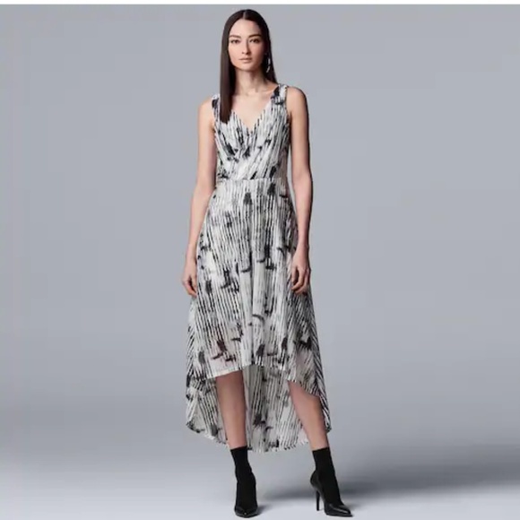 1 DAY SALE VERA WANG High Low Maxi Dress Wrap Style Top BNWT - Picture 1 of 6
